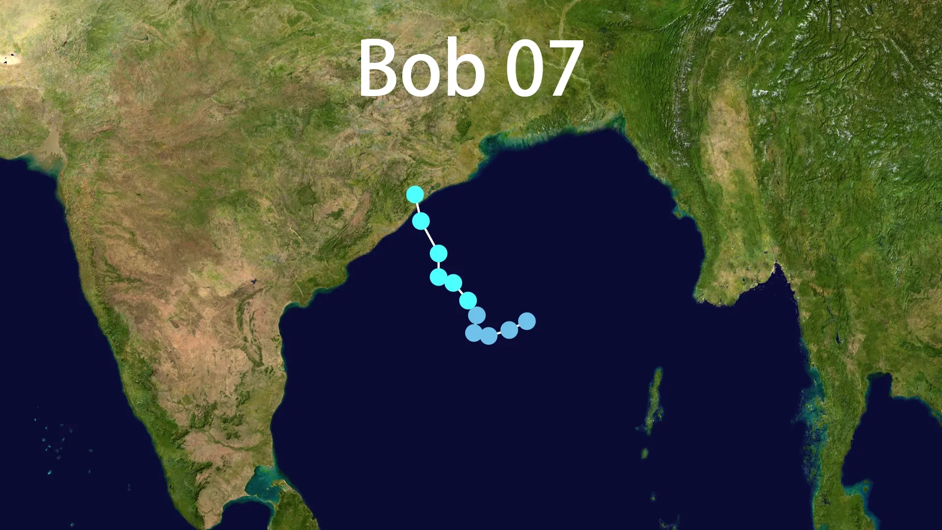 Track map of BOB 07
