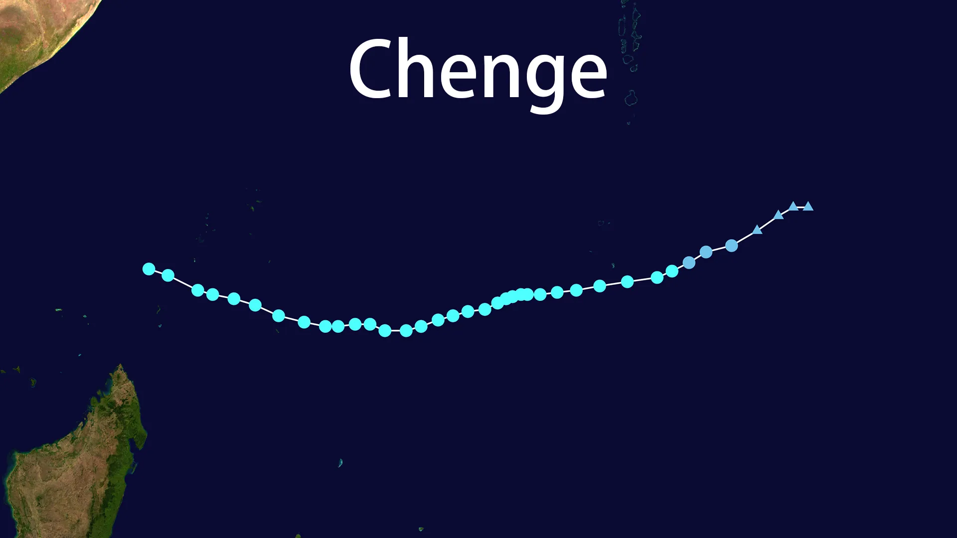 Track map of Chenge