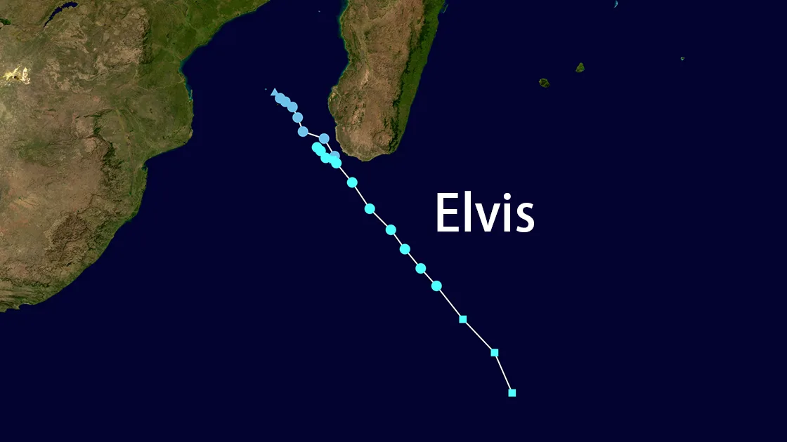 Track map of Elvis