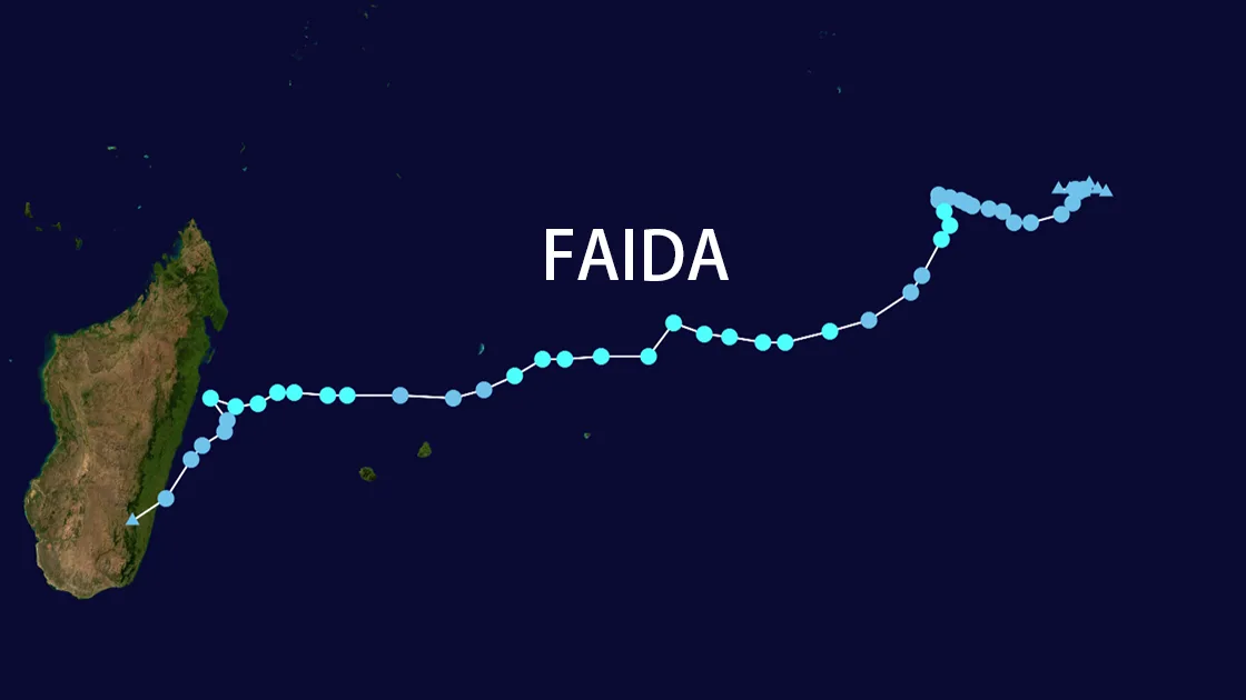 Track map of Faida