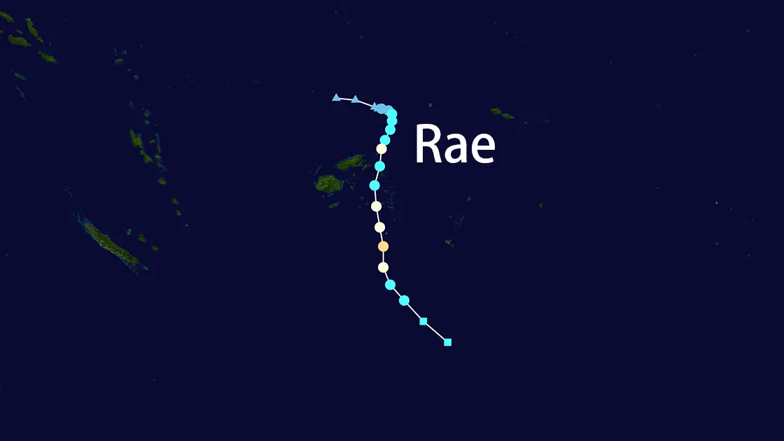 Track map of Rae