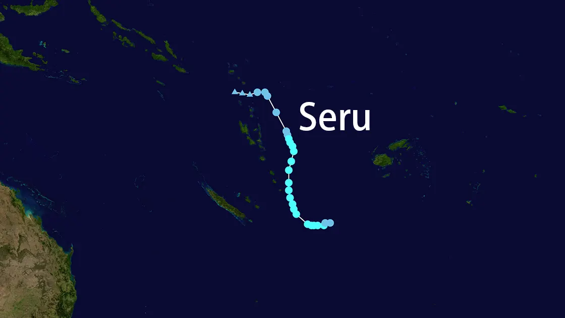 Track map of Seru