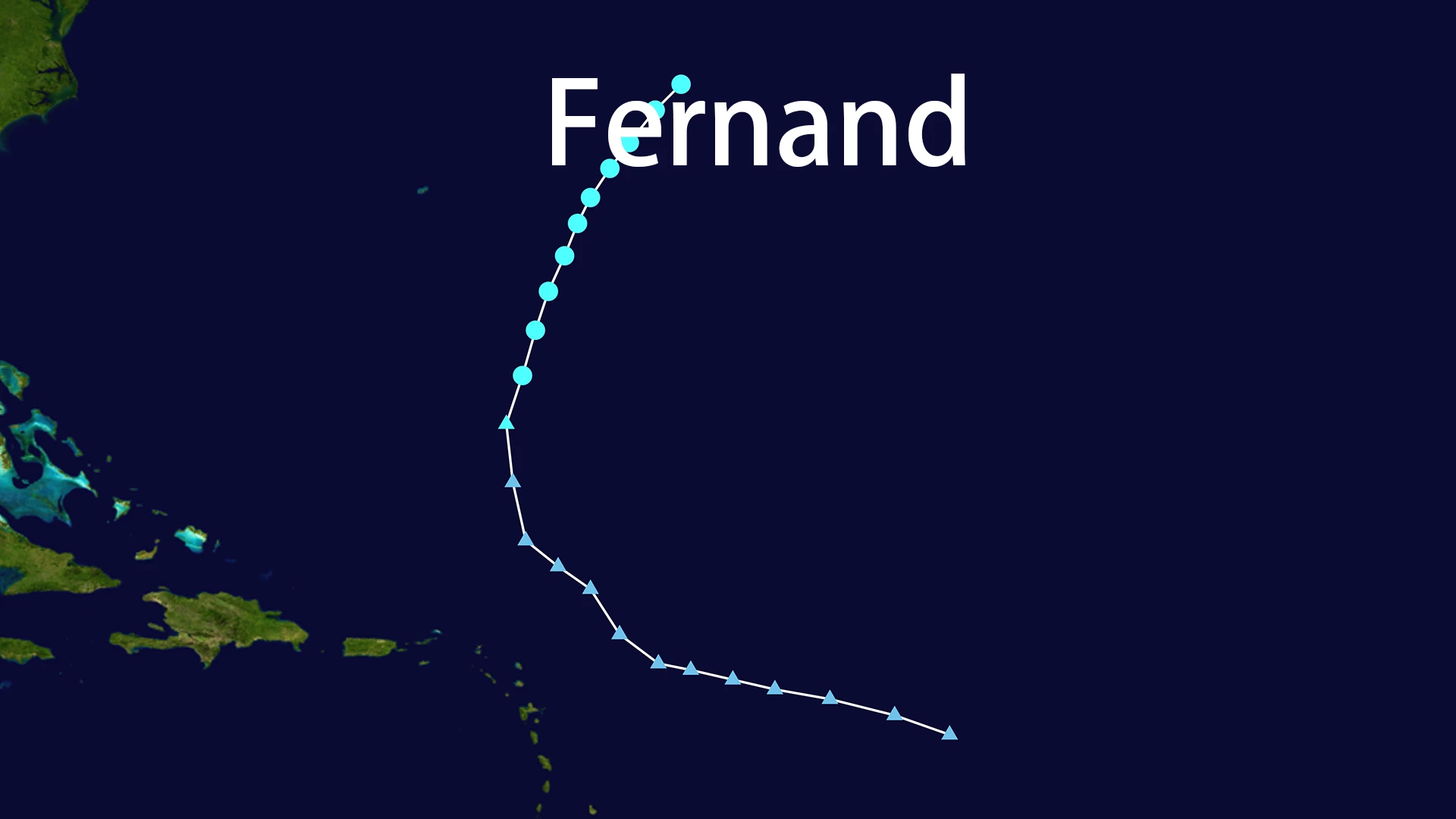 Track map of Fernand