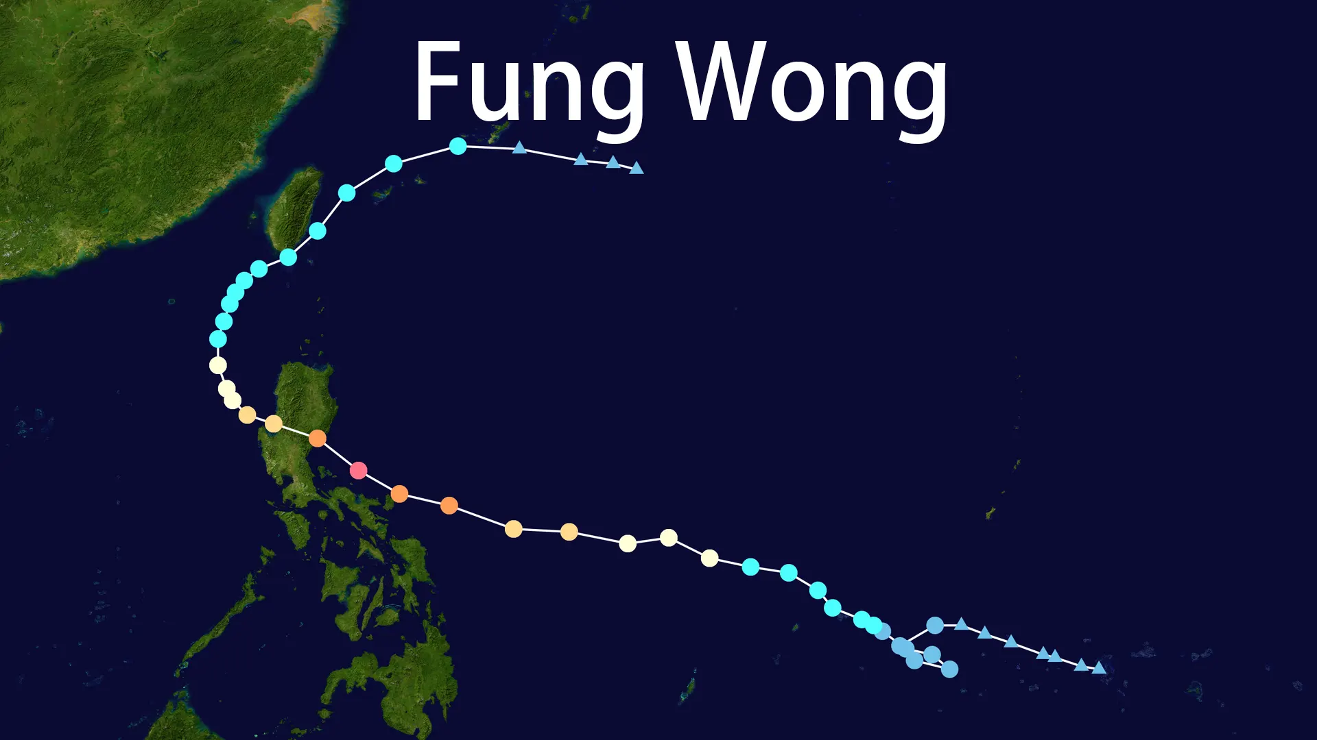 Track map of Fungwong