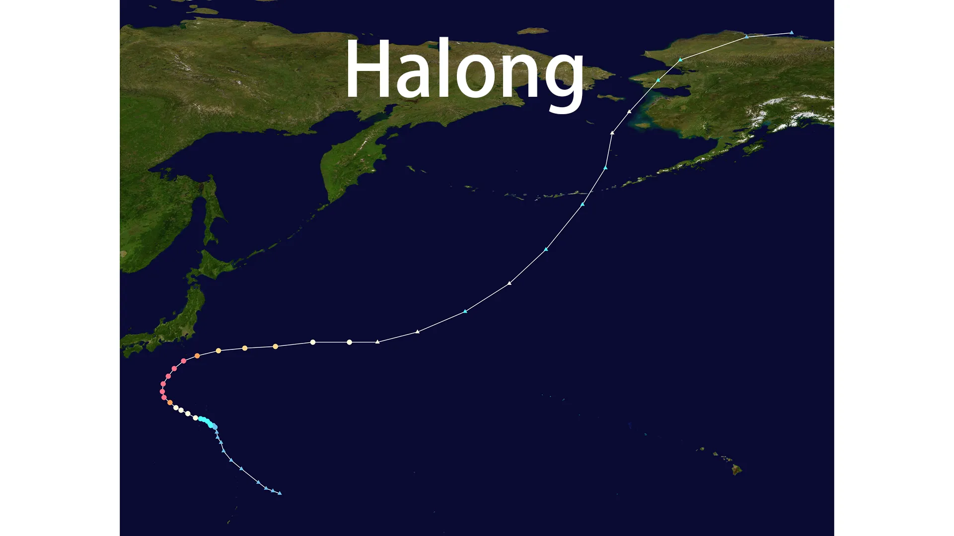 Track map of Halong