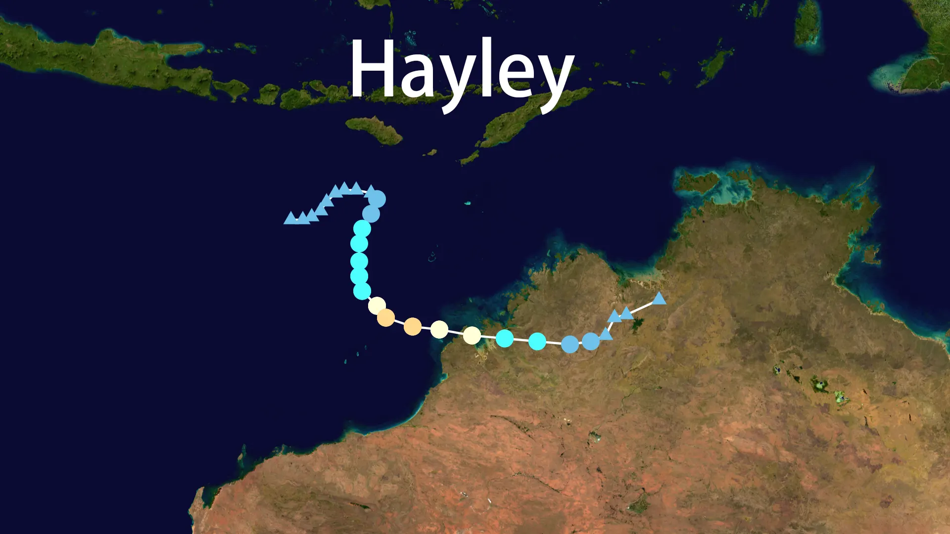 Track map of Hayley