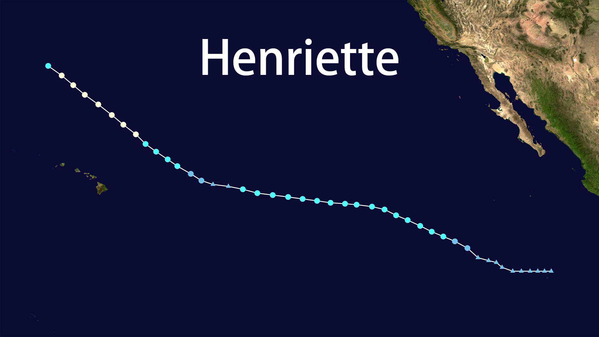 Track map of Henriette