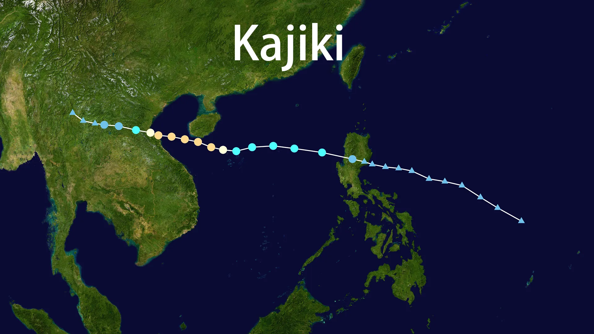 Track map of Kajiki