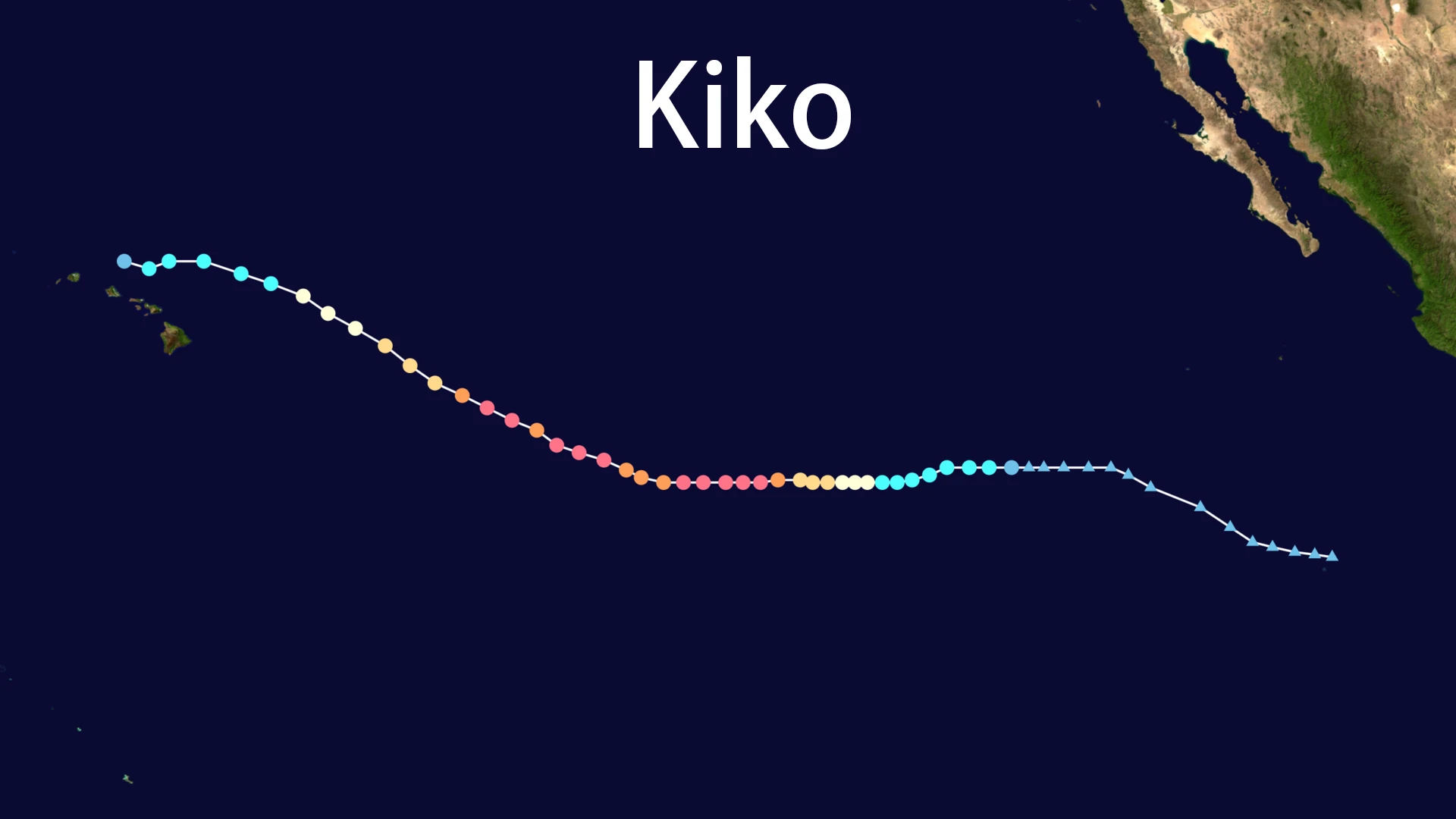 Track map of Kiko