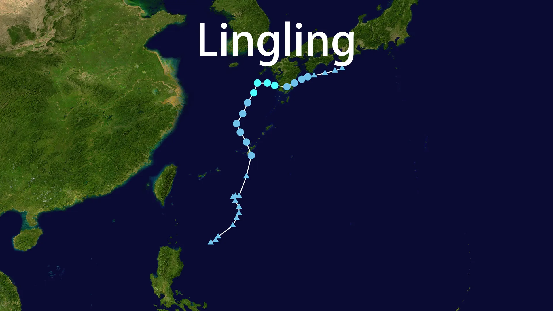 Track map of Lingling
