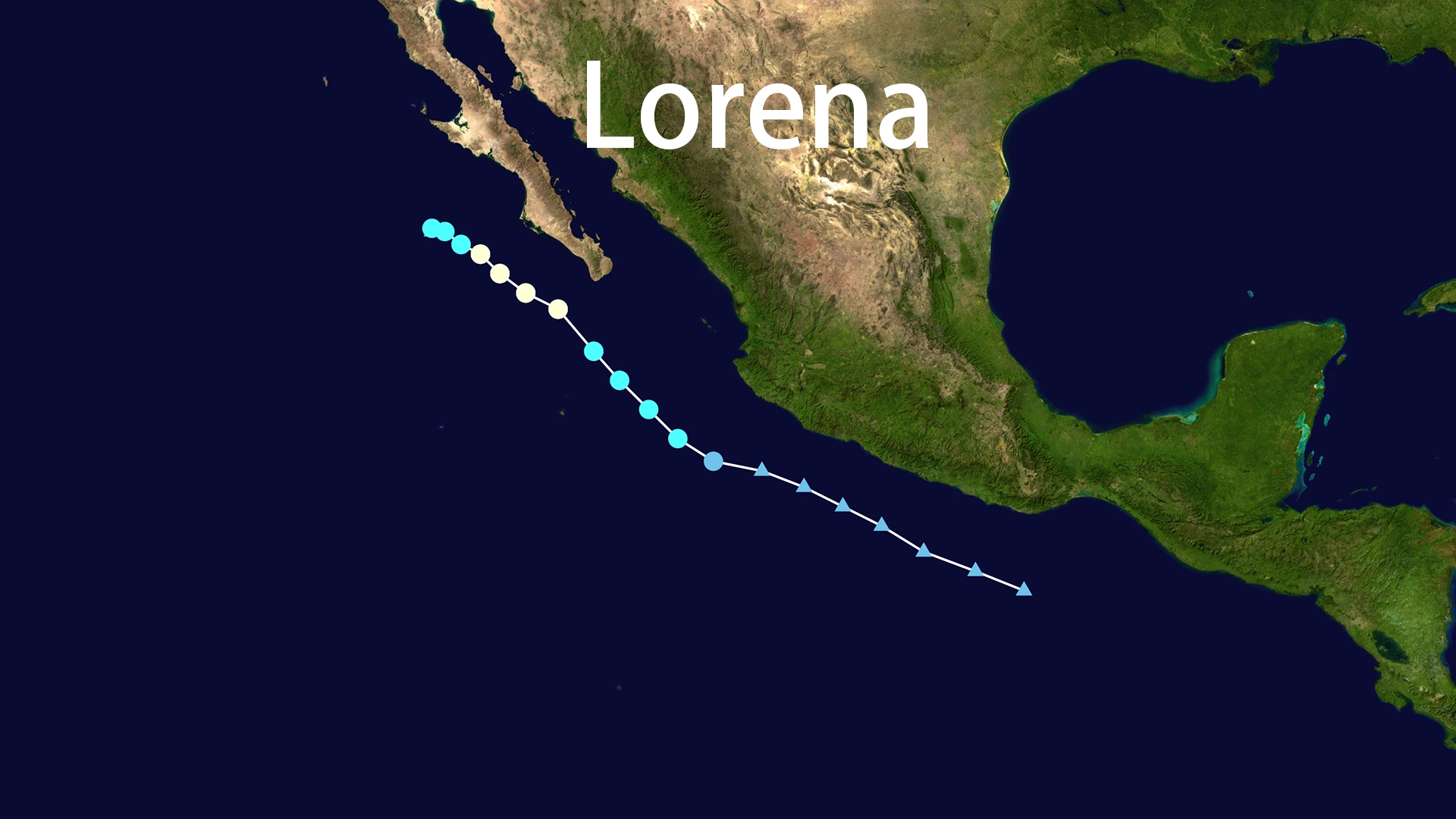 Track map of Lorena