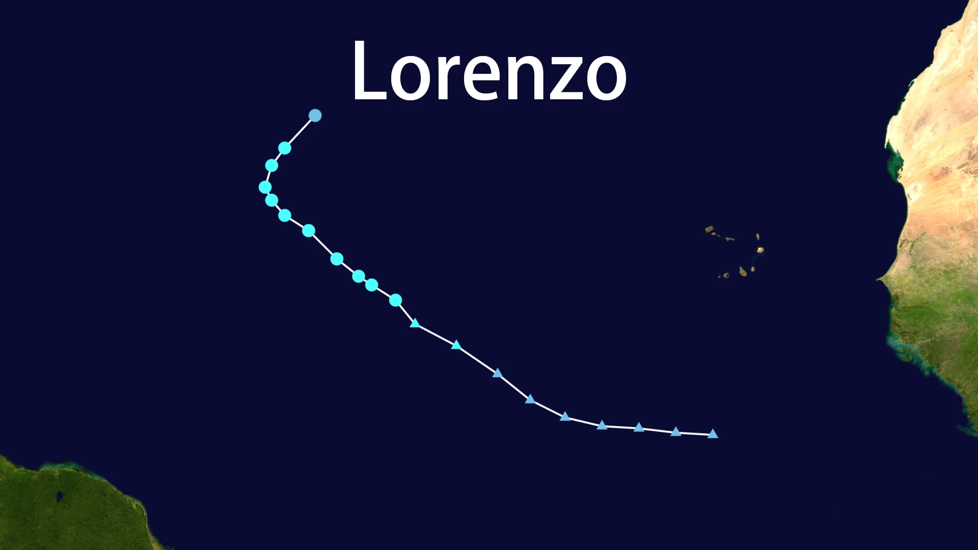 Track map of Lorenzo