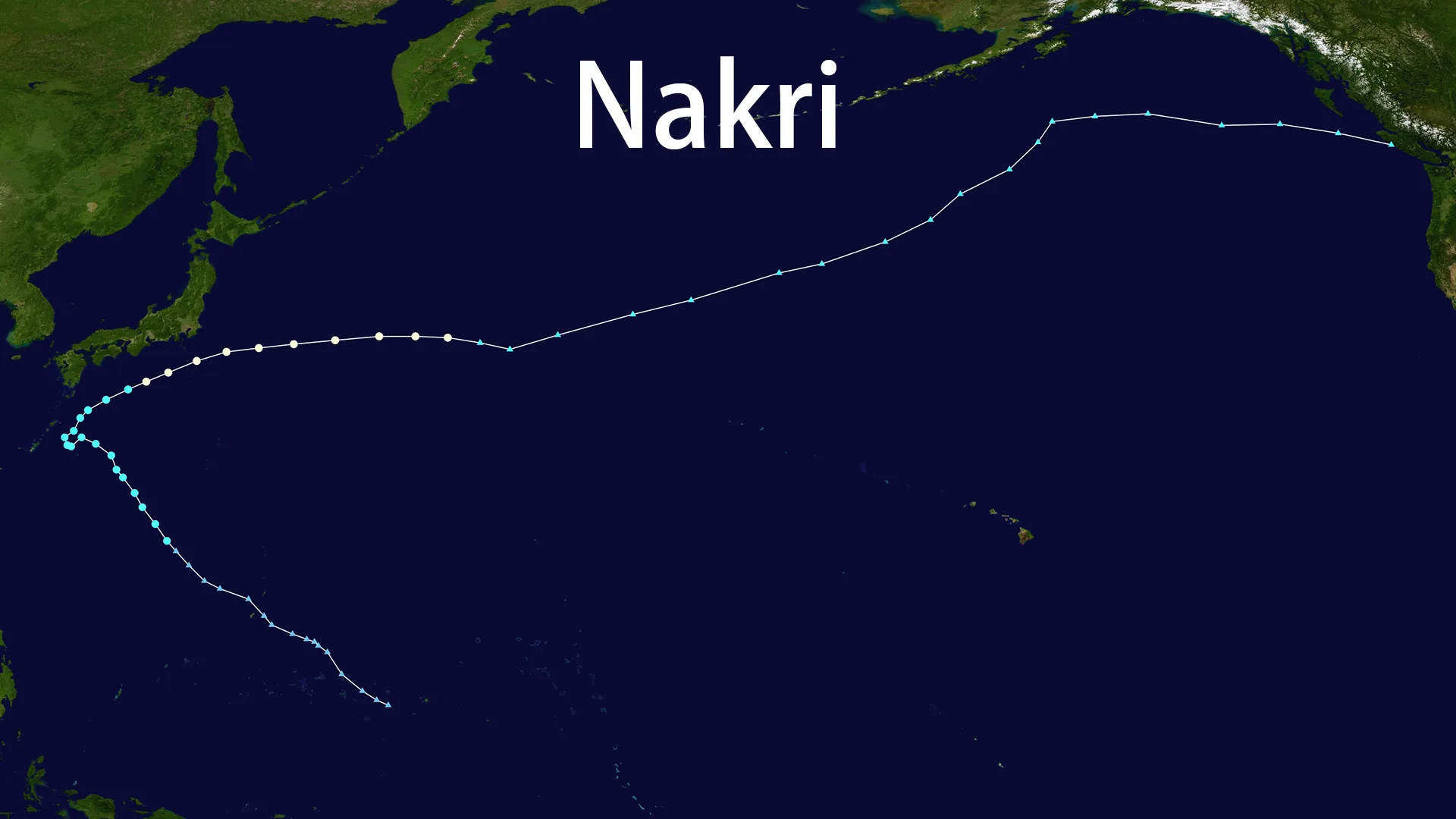 Track map of Nakri