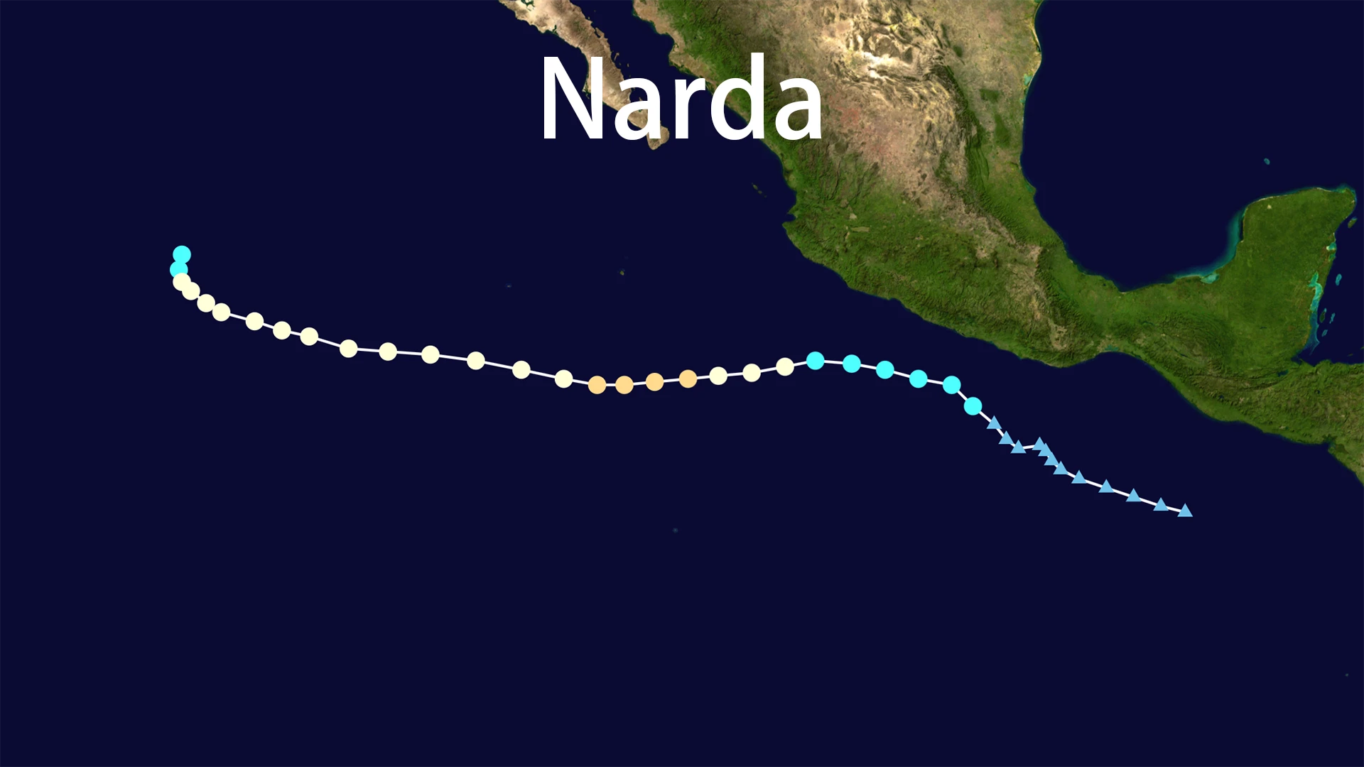 Track map of Narda