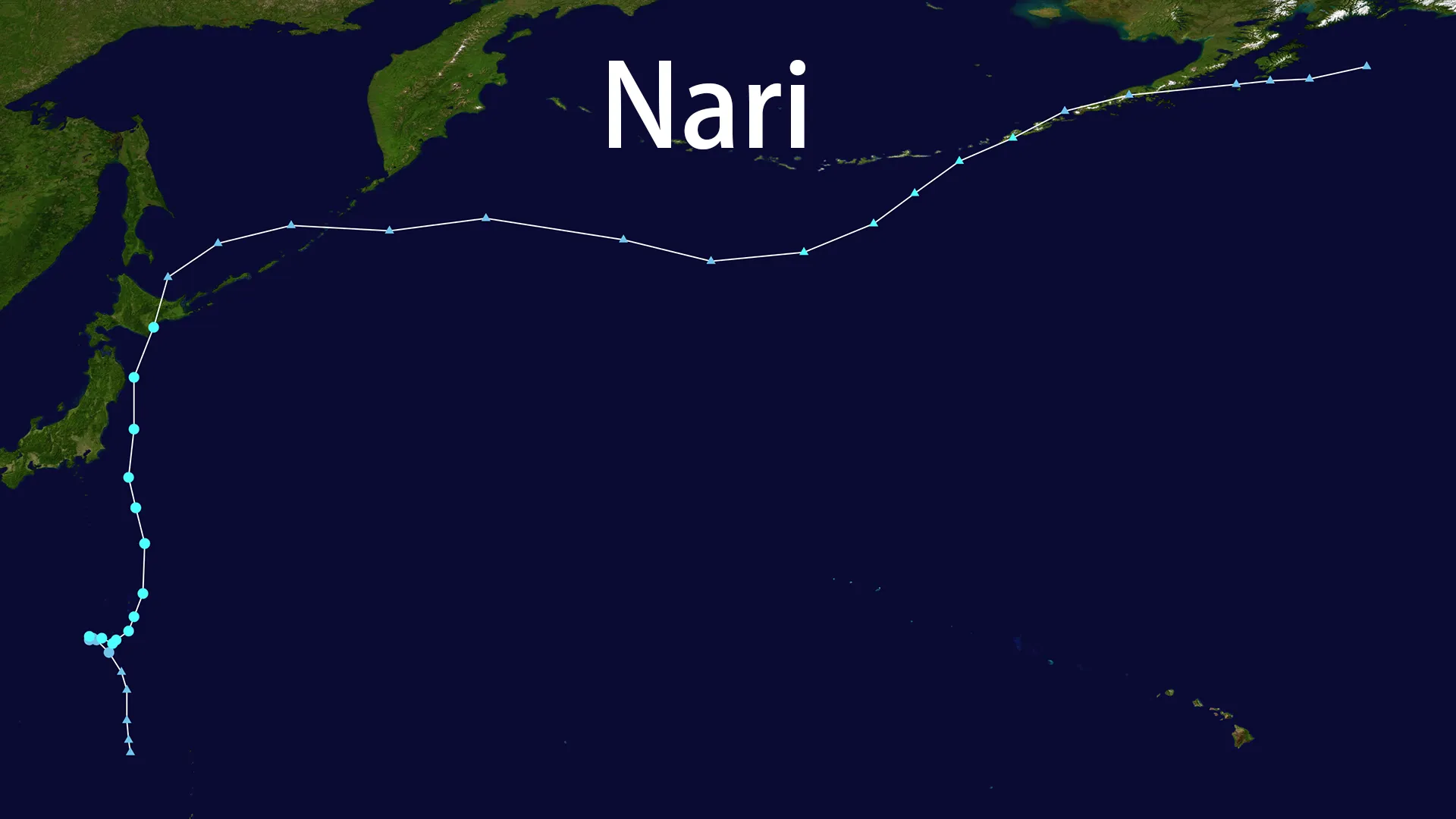 Track map of Nari