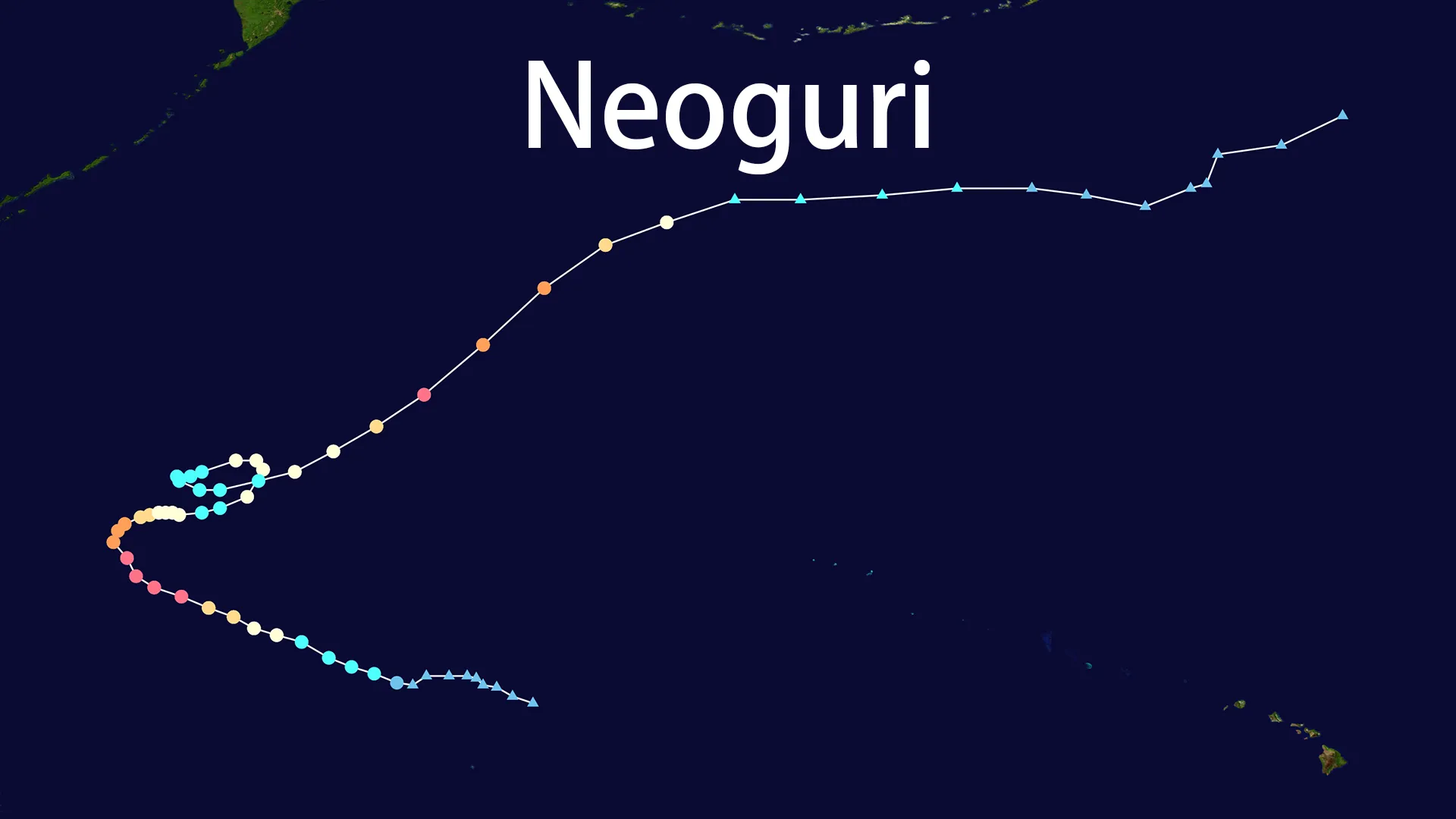 Track map of Neoguri