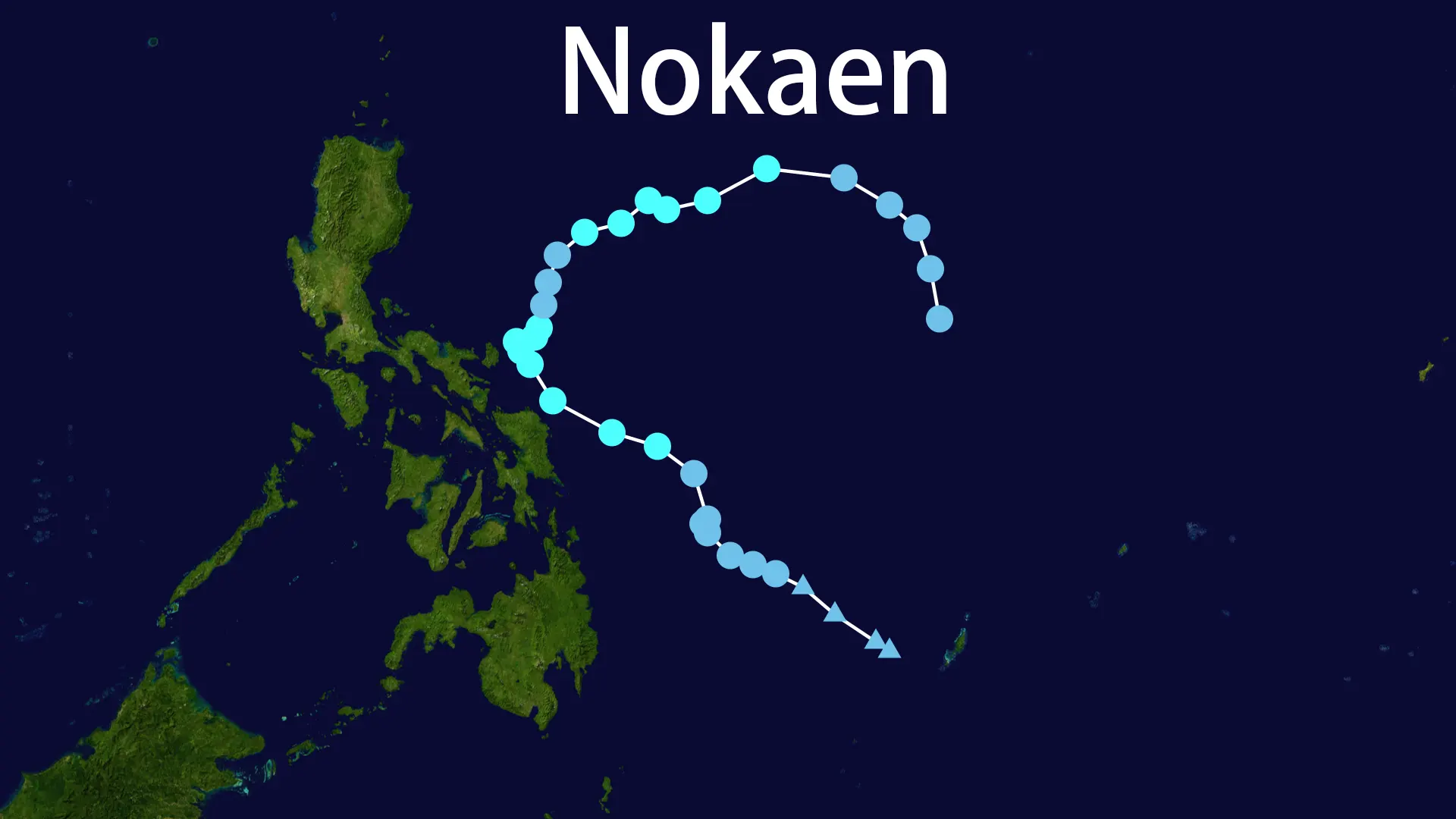 Track map of Nokaen