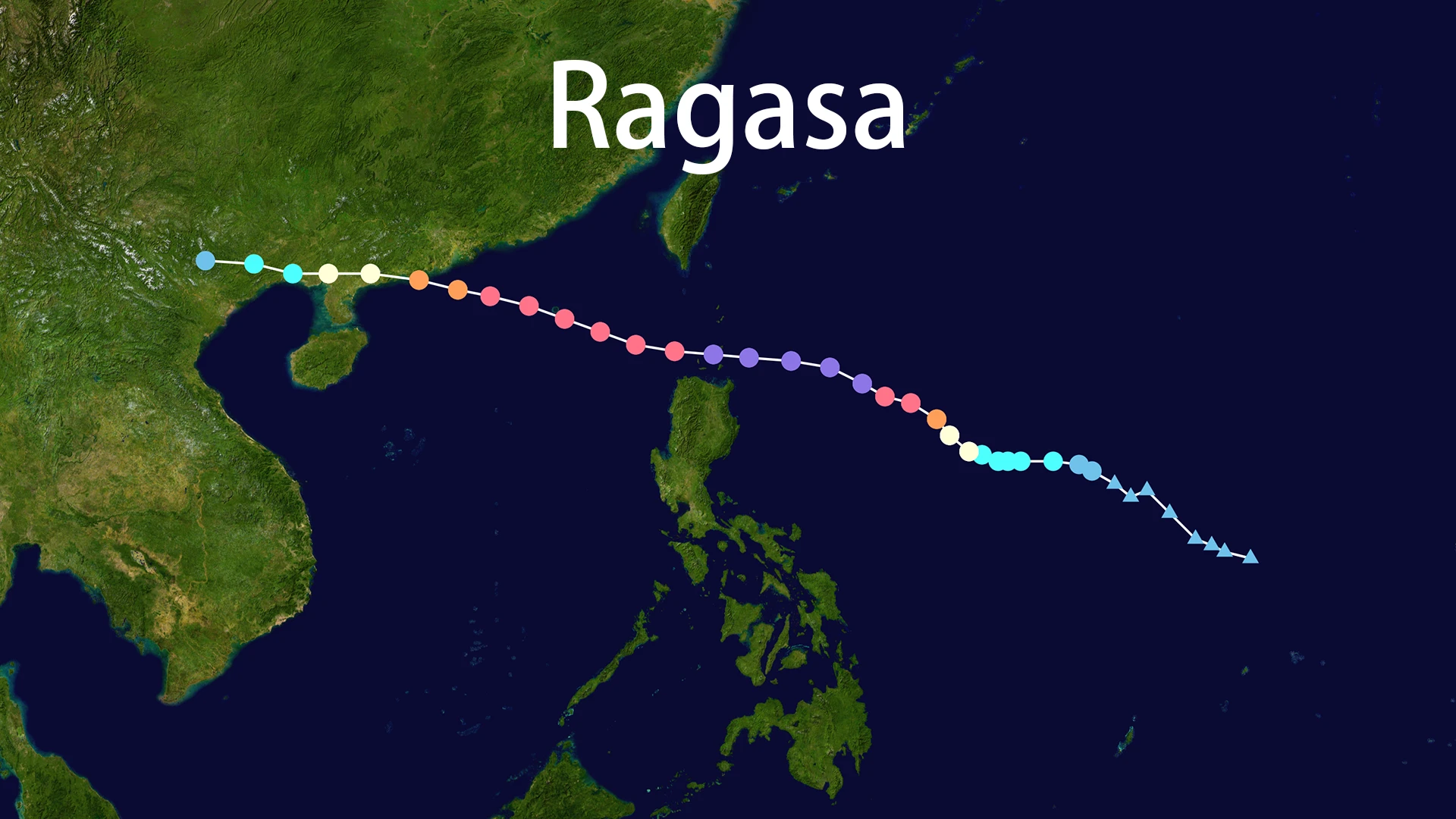 Track map of Ragasa