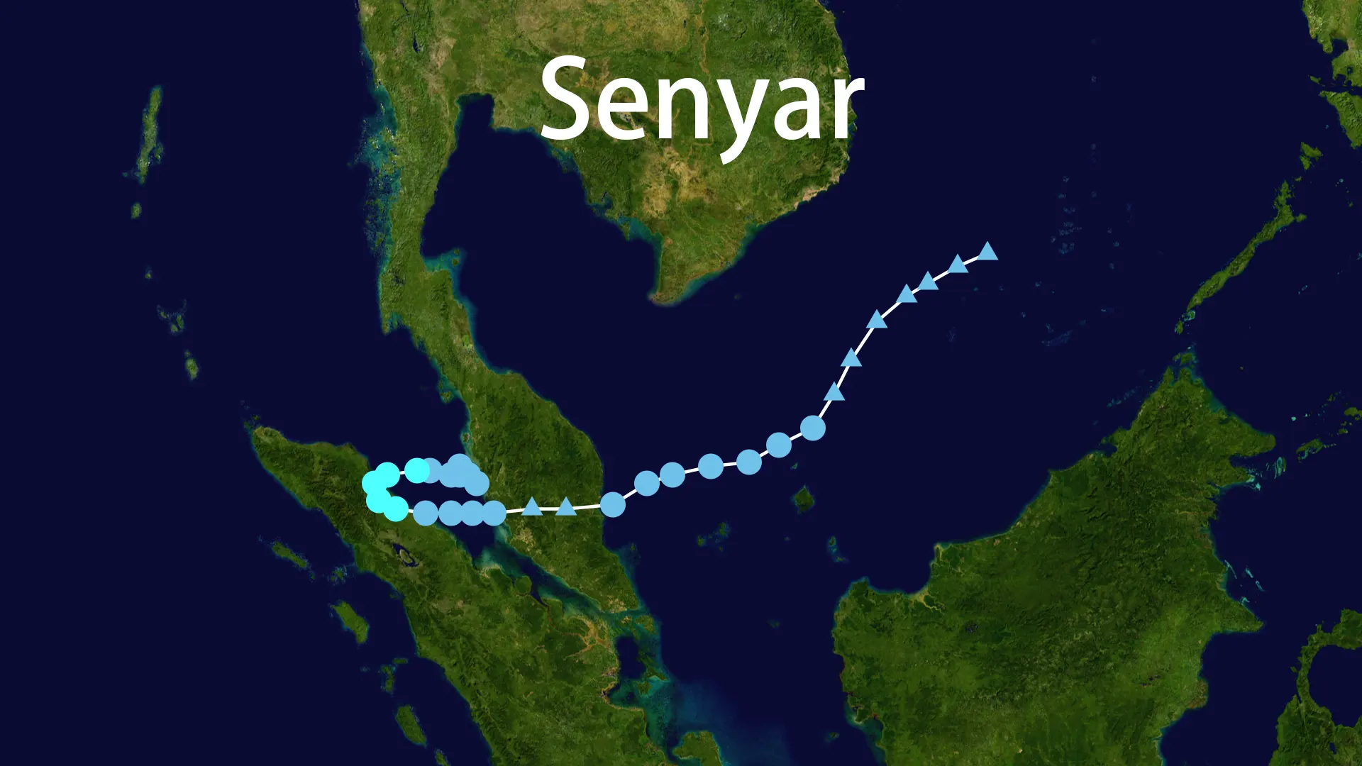 Track map of Senyar