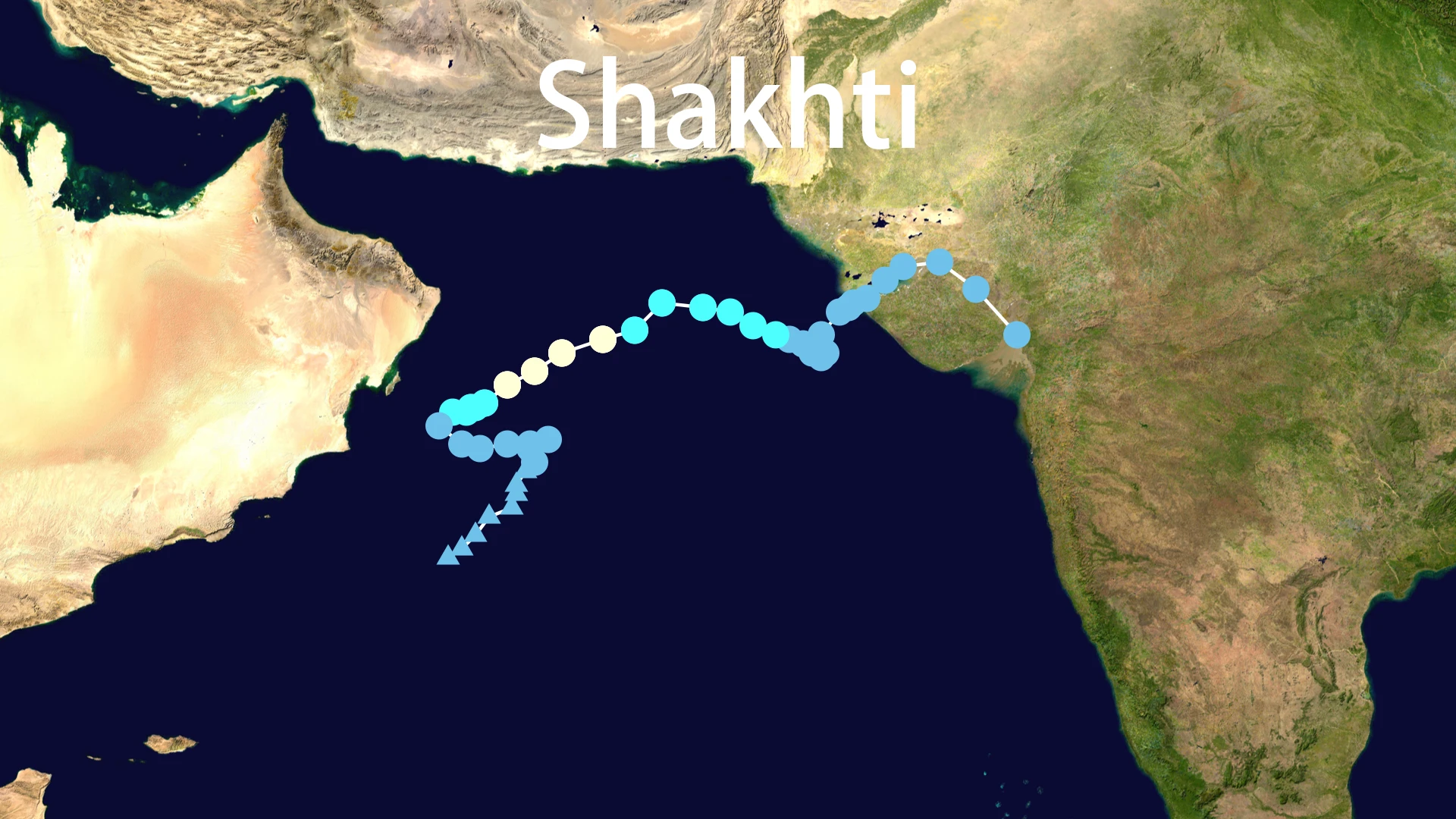 Track map of Shakhti
