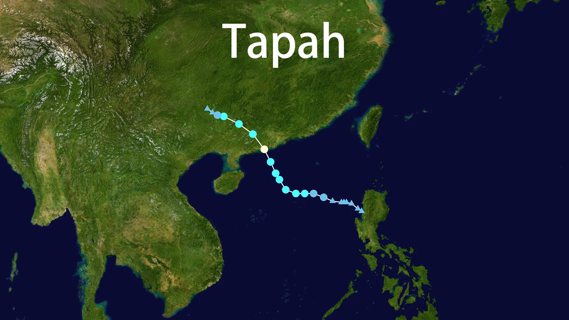 Track map of Tapah