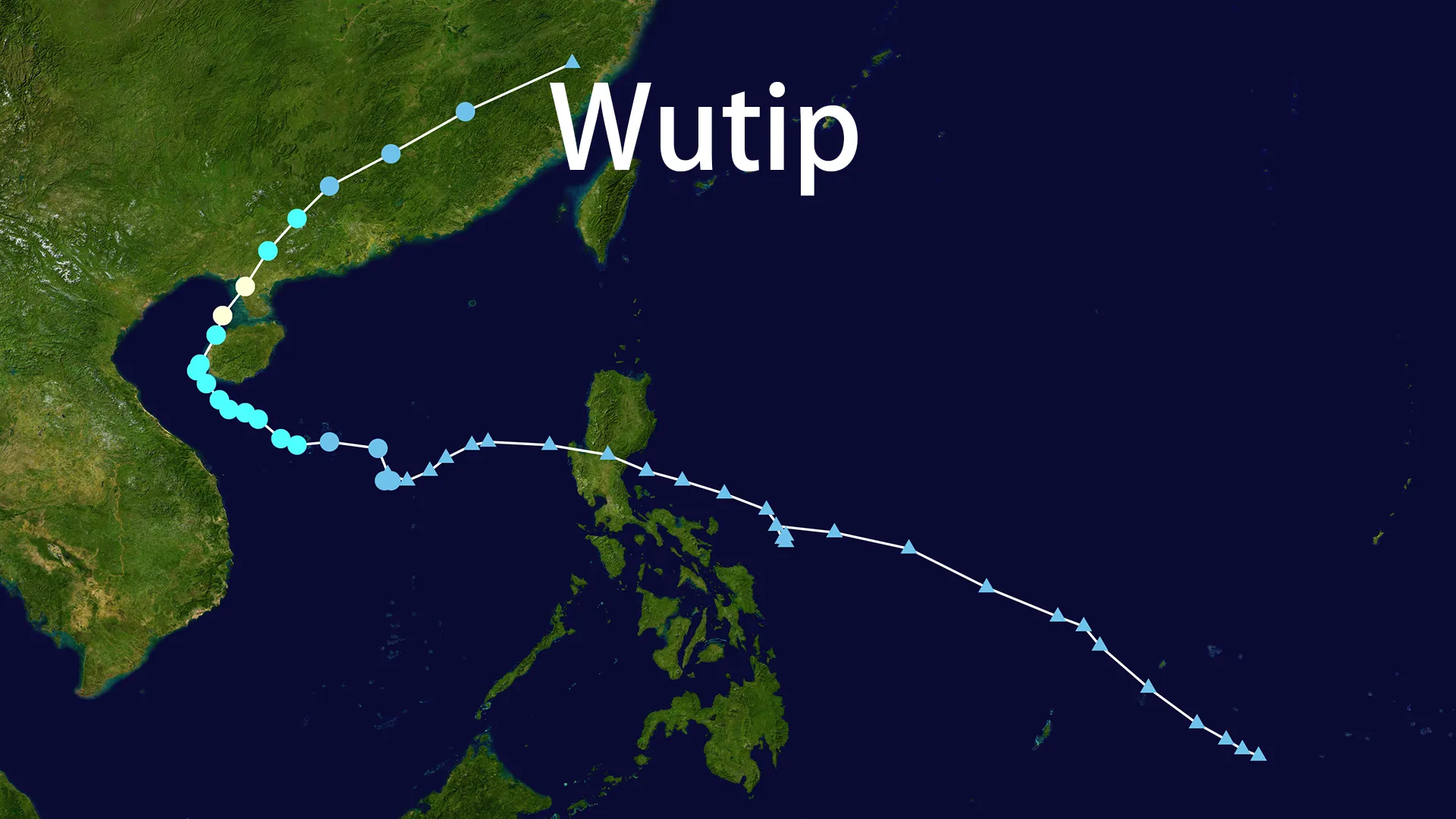 Track map of Wutip